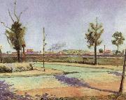 Paul Signac The Road to Gennevilliers France oil painting artist